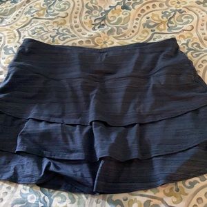 Athleta size small blue and gray running skirt.